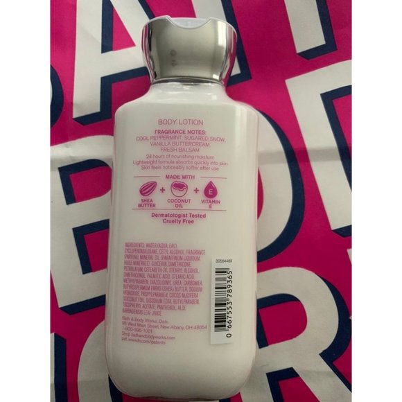 NWT Bath & Body Works Twisted Peppermint Lotion - Picture 2 of 2